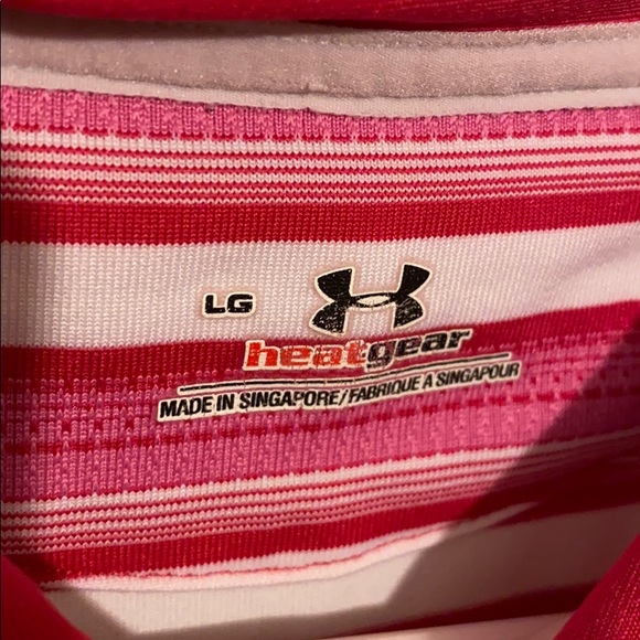 Under Armor striped golf sleeveless tank top - Picture 5 of 6